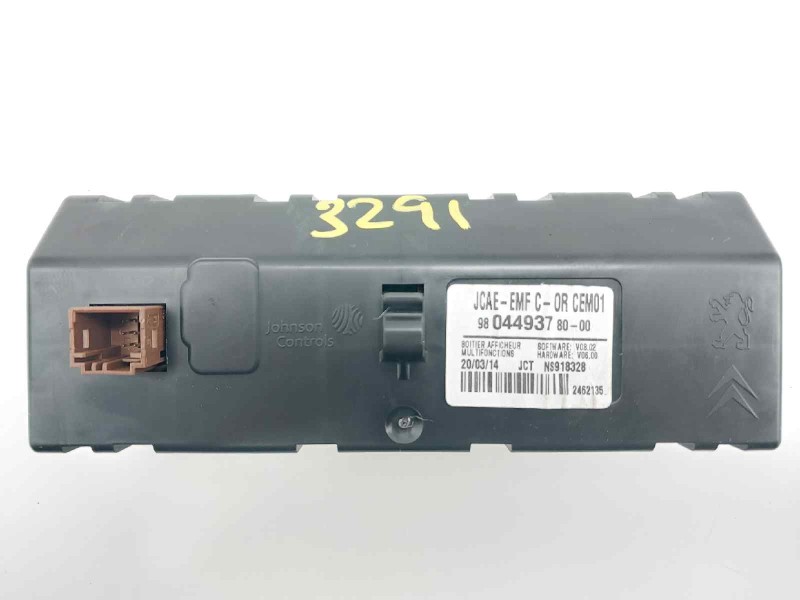 Recambio de pantalla multifuncion para citroën c4 lim. business referencia OEM IAM 9804493780  