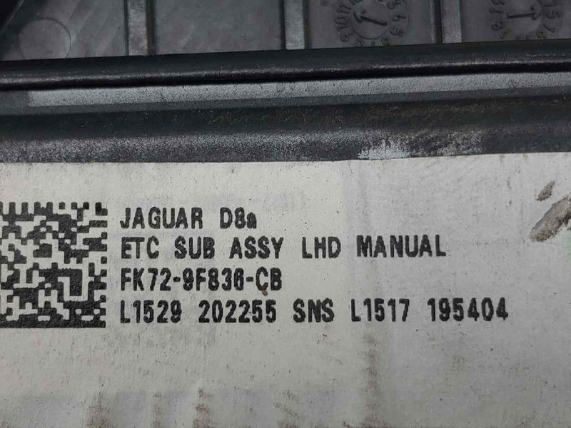 Recambio de potenciometro pedal para land rover range rover evoque evoque referencia OEM IAM FK729F836CB  