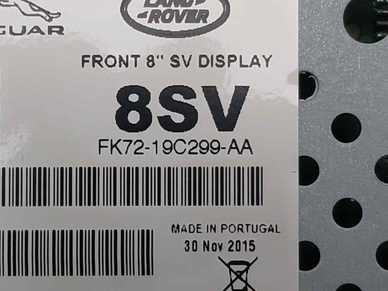 Recambio de pantalla multifuncion para land rover range rover evoque evoque referencia OEM IAM FK7219C299AA  