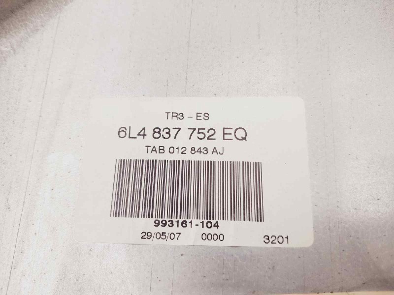 Recambio de elevalunas delantero derecho para seat ibiza (6l1) ecomotive referencia OEM IAM 6L4837756AC 6L4837752EQ 