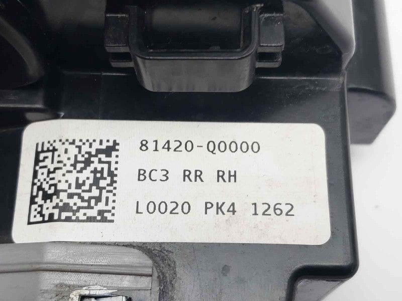 Recambio de cerradura puerta trasera derecha para hyundai i20 coupe nline (hibrido) referencia OEM IAM 81420Q0000  