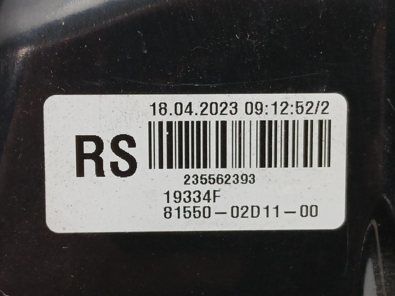 Recambio de piloto trasero derecho para toyota corolla (e21) referencia OEM IAM 8155002d1100  