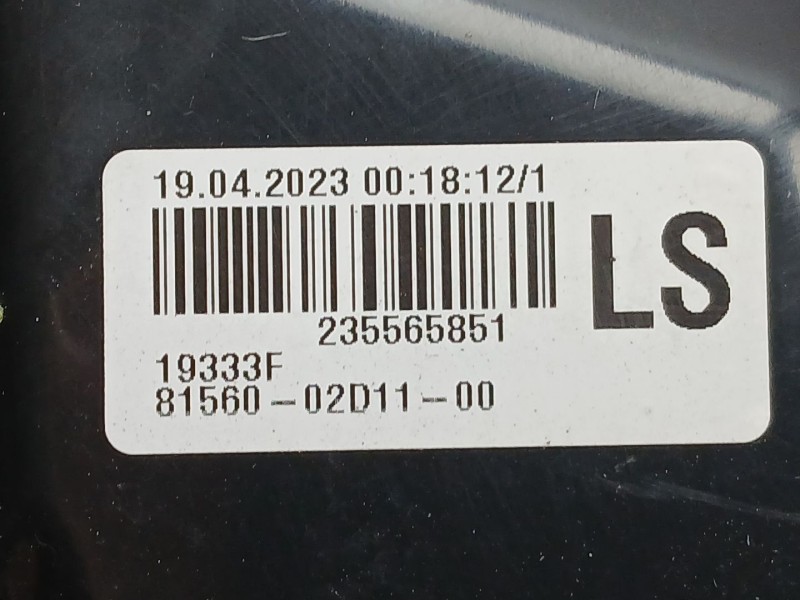 Recambio de piloto trasero izquierdo para toyota corolla (e21) referencia OEM IAM 8156002d1100  