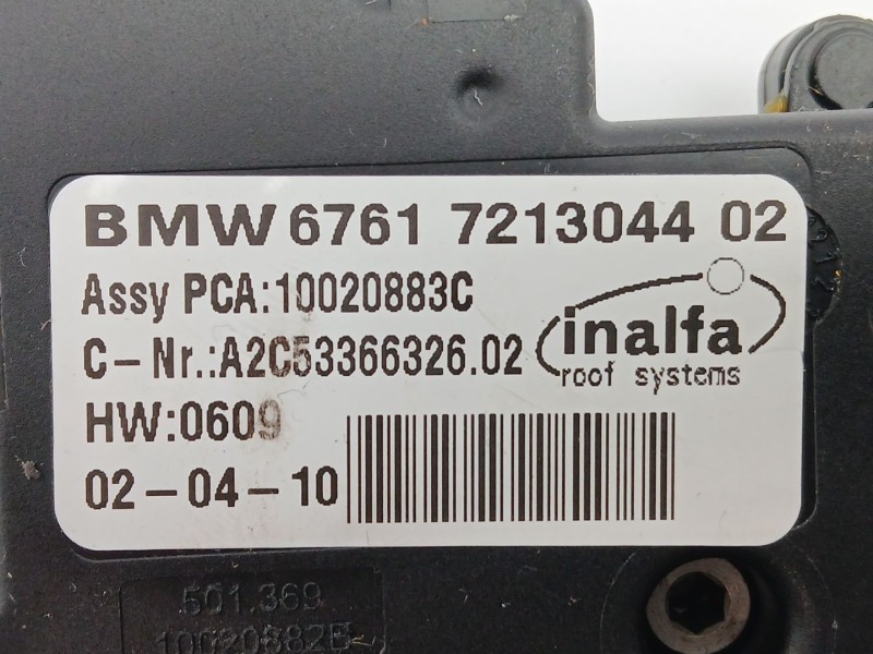 Recambio de motor techo electrico para bmw x1 (e84) sdrive 20d referencia OEM IAM 6761721304402  A2C5336632602