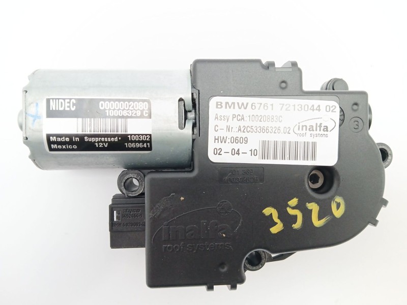 Recambio de motor techo electrico para bmw x1 (e84) sdrive 20d referencia OEM IAM 6761721304402  A2C5336632602