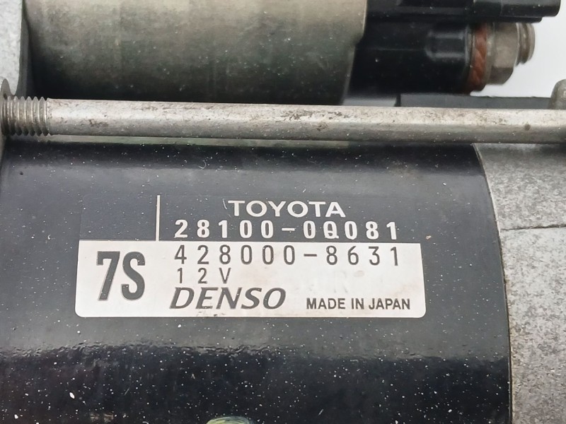 Recambio de motor arranque para toyota yaris city referencia OEM IAM 281000Q081  4280008631