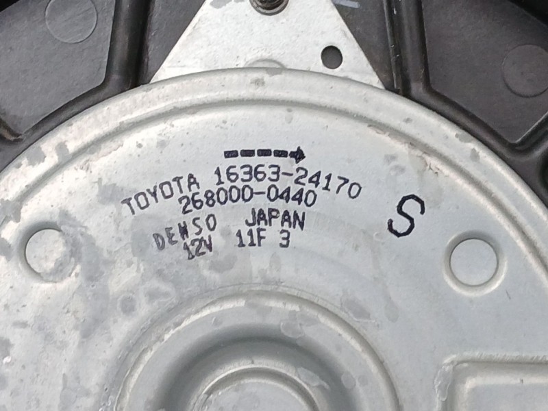 Recambio de electroventilador para toyota corolla (e21) referencia OEM IAM 167110T330  1636324170