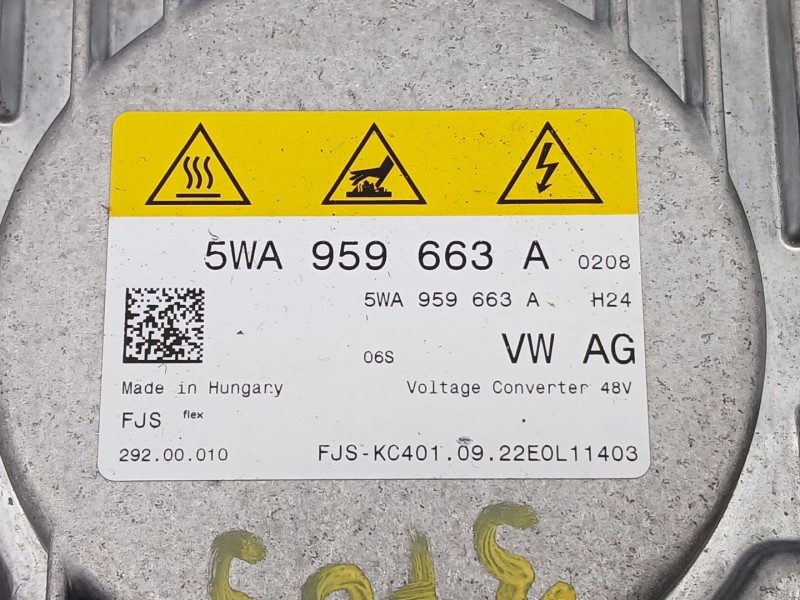 Recambio de modulo electronico para cupra leon (kl1, ku1, kug) 1.5 tsi referencia OEM IAM 5WA959663A  