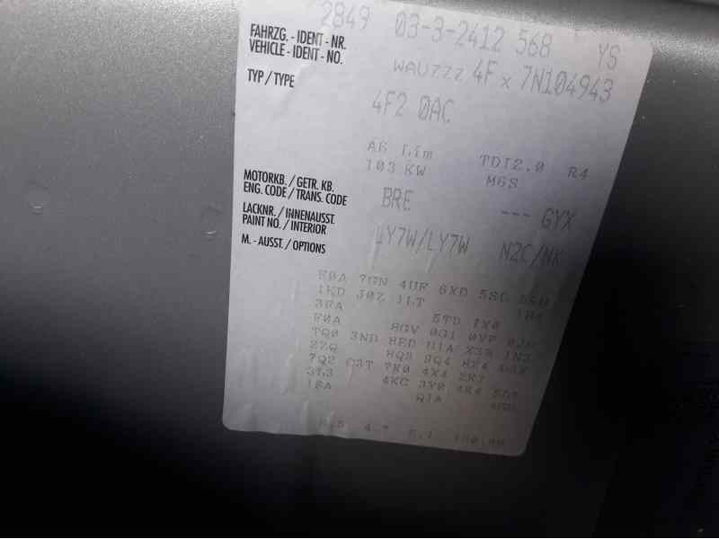 audi a6 berlina (4f2) del año 2007