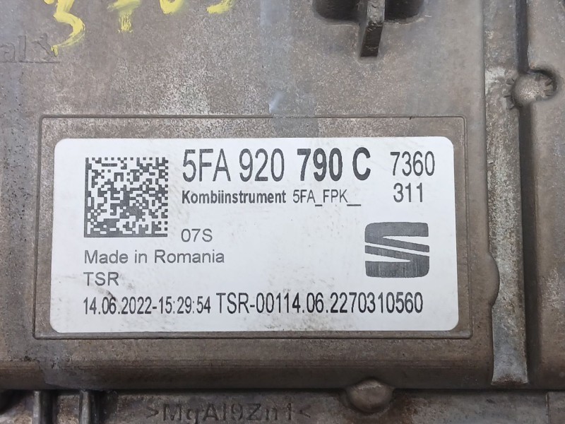 Recambio de cuadro instrumentos para cupra leon (kl1, ku1, kug) 1.5 tsi referencia OEM IAM 5FA920790C  