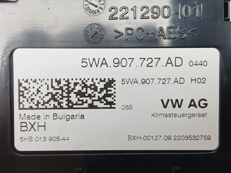 Recambio de modulo electronico para cupra leon (kl1, ku1, kug) 1.5 tsi referencia OEM IAM 5WA907727AD  