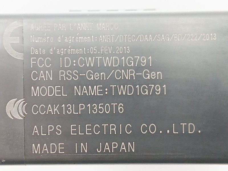 Recambio de modulo electronico para nissan juke (f15) 1.2 dig-t referencia OEM IAM TWD1G791  