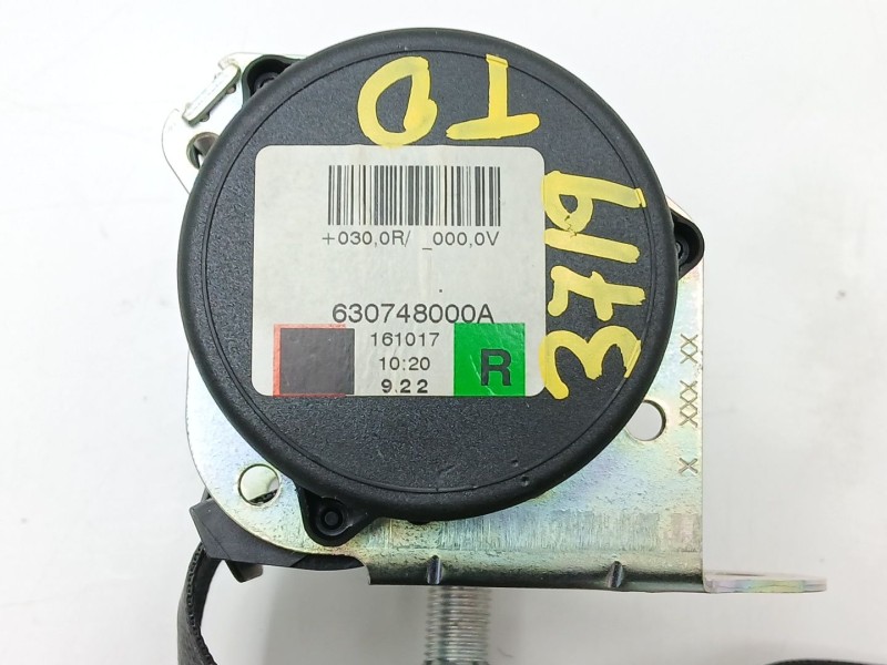 Recambio de cinturon seguridad trasero derecho para nissan juke (f15) 1.2 dig-t referencia OEM IAM 630748000A  