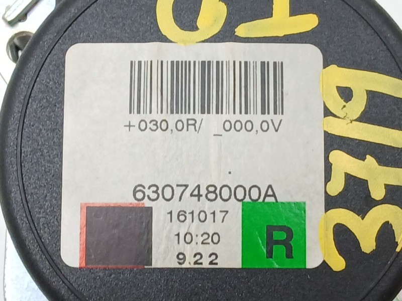 Recambio de cinturon seguridad trasero derecho para nissan juke (f15) 1.2 dig-t referencia OEM IAM 630748000A  