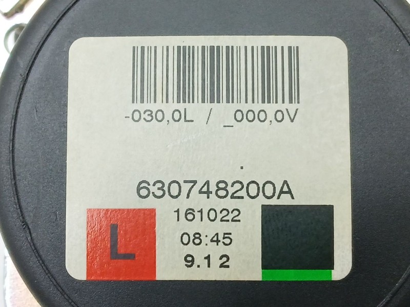 Recambio de cinturon seguridad trasero izquierdo para nissan juke (f15) 1.2 dig-t referencia OEM IAM 630748200A  