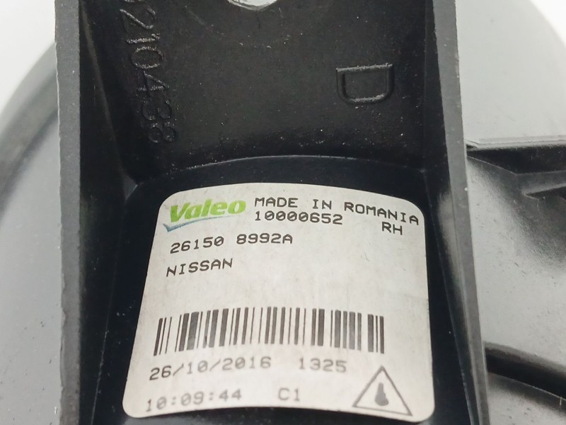 Recambio de faro antiniebla derecho para nissan juke (f15) 1.2 dig-t referencia OEM IAM 261508992A  