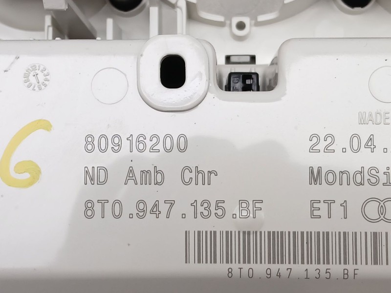 Recambio de luz interior para audi a4 ber. (b8) 2.0 tdi referencia OEM IAM 8T0947135BF  