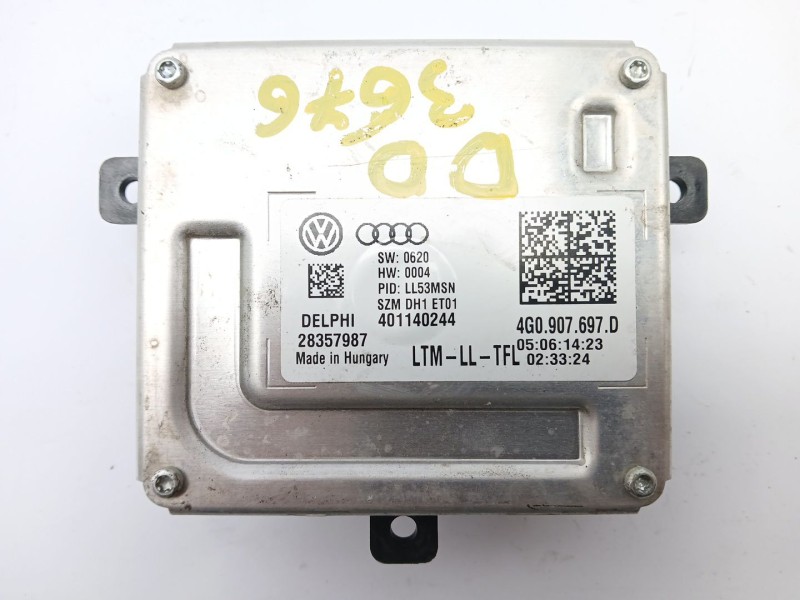 Recambio de centralita faros xenon para audi a4 ber. (b8) 2.0 tdi referencia OEM IAM 4G0907697D  
