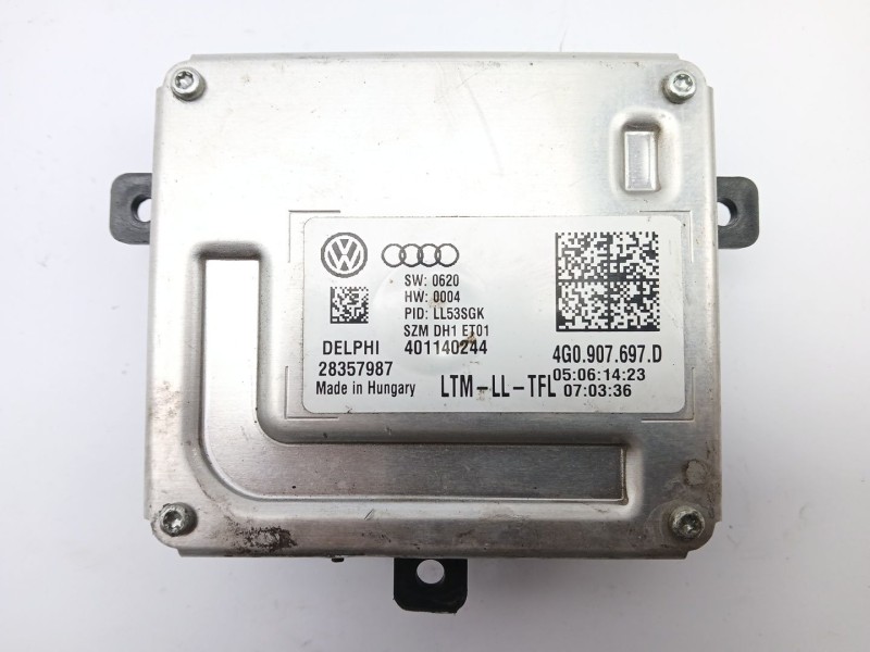Recambio de centralita faros xenon para audi a4 ber. (b8) 2.0 tdi referencia OEM IAM 4G0907697D  