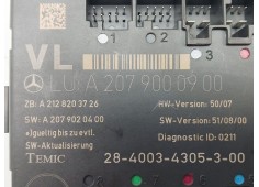 Recambio de modulo electronico para mercedes-benz clase e coupé (c207) e 250 cgi (207.347) referencia OEM IAM A2079000900  A2128 2