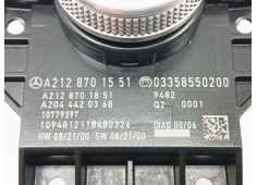 Recambio de mando multifuncion para mercedes-benz clase e coupé (c207) e 250 cgi (207.347) referencia OEM IAM A2128701551  03358 2