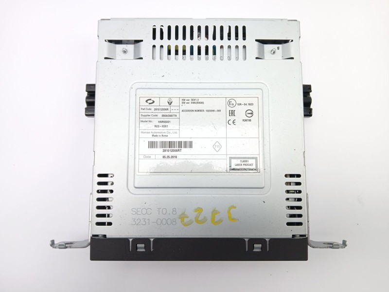 Recambio de sistema audio / cd para renault talisman (lp_) 1.6 dci 130 referencia OEM IAM 281012006R  