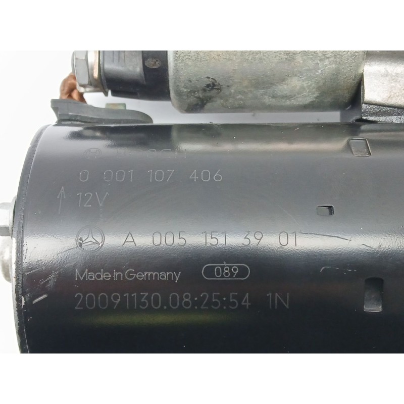 Recambio de motor arranque para mercedes-benz clase e coupé (c207) e 250 cgi (207.347) referencia OEM IAM A0051513901  000110740