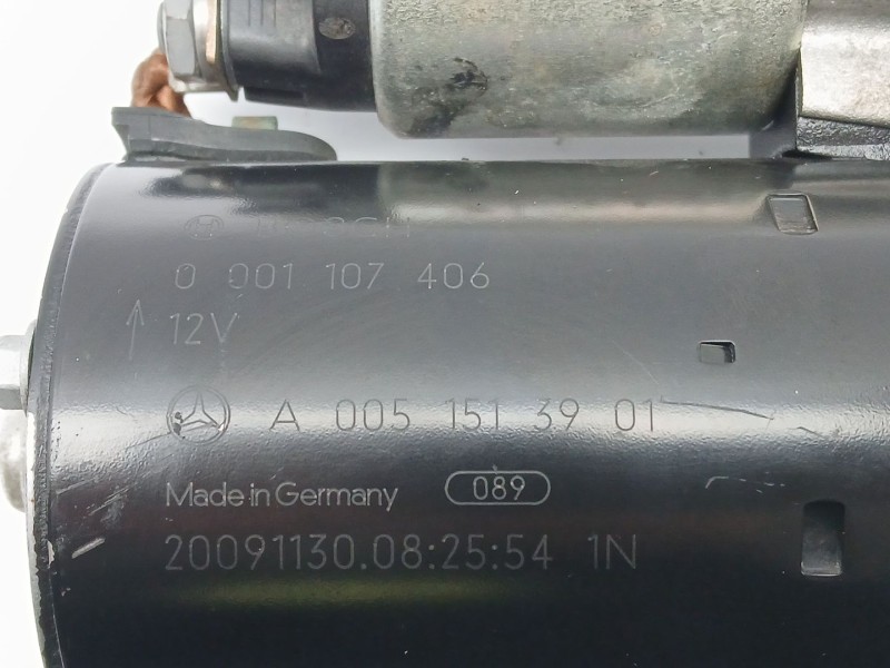 Recambio de motor arranque para mercedes-benz clase e coupé (c207) e 250 cgi (207.347) referencia OEM IAM A0051513901  000110740