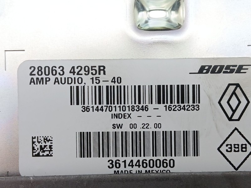 Recambio de modulo electronico para renault talisman (lp_) 1.6 dci 130 referencia OEM IAM 280634295R  