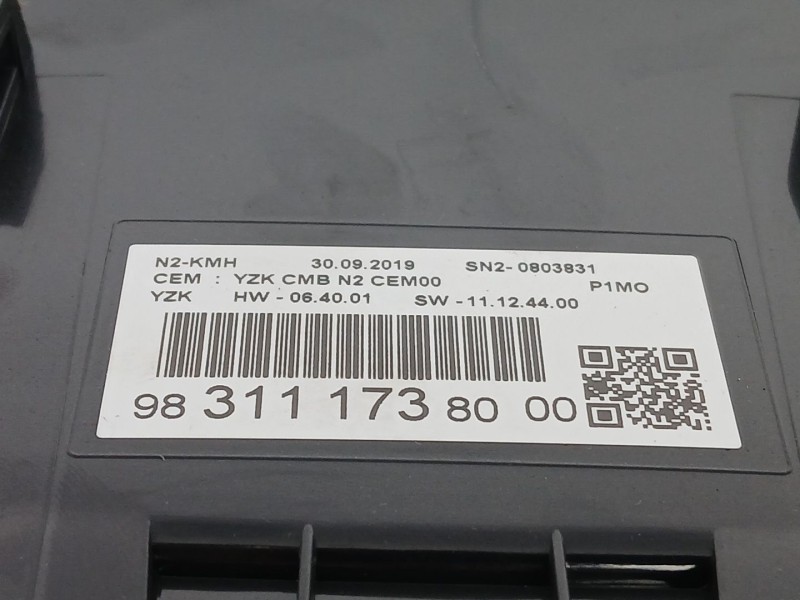 Recambio de cuadro instrumentos para opel crossland x / crossland (p17, p2qo) 1.2 (75) referencia OEM IAM 9831117380  