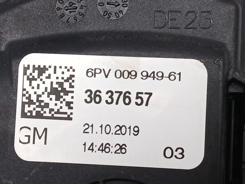 Recambio de potenciometro pedal para opel crossland x / crossland (p17, p2qo) 1.2 (75) referencia OEM IAM 3637657  6PV00994961
