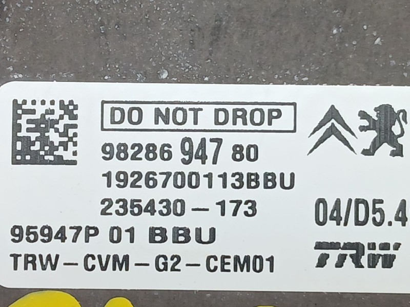 Recambio de modulo electronico para opel crossland x / crossland (p17, p2qo) 1.2 (75) referencia OEM IAM 9828694780  