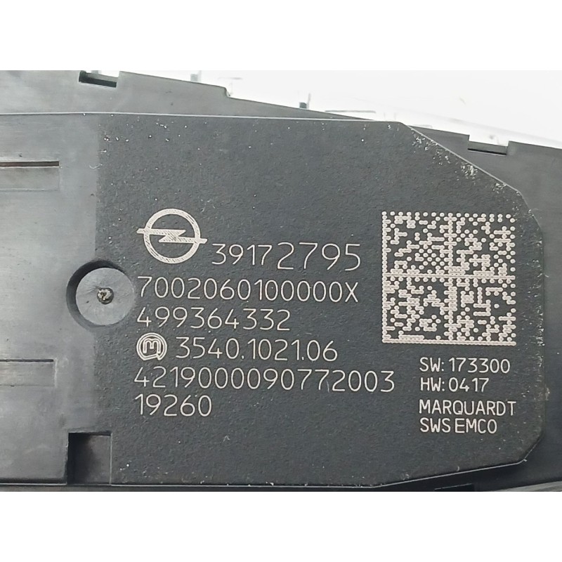 Recambio de mando multifuncion para opel crossland x / crossland (p17, p2qo) 1.2 (75) referencia OEM IAM 39172795  499364332