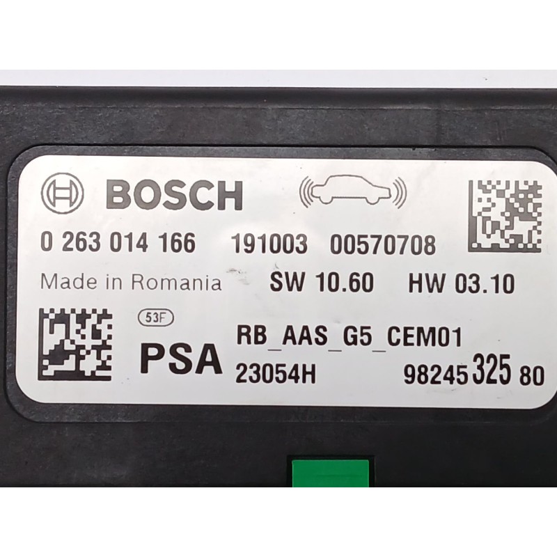 Recambio de modulo electronico para opel crossland x / crossland (p17, p2qo) 1.2 (75) referencia OEM IAM 9824532580  0263014166