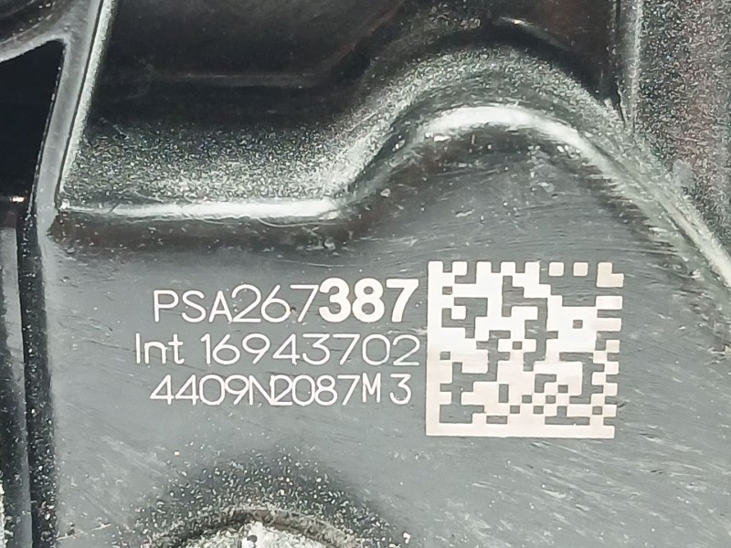 Recambio de cerradura puerta delantera derecha para opel crossland x / crossland (p17, p2qo) 1.2 (75) referencia OEM IAM 267387 