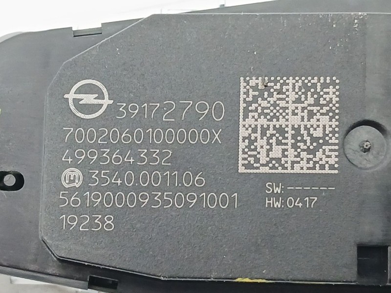 Recambio de mando multifuncion para opel crossland x / crossland (p17, p2qo) 1.2 (75) referencia OEM IAM 39172790  499364332