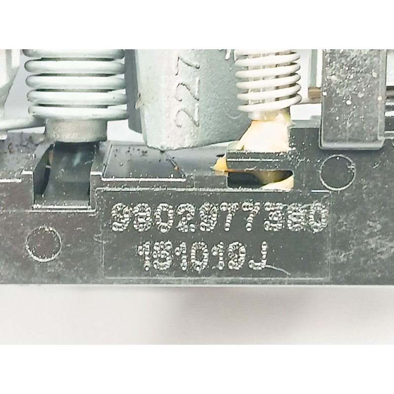 Recambio de maneta exterior trasera izquierda para opel crossland x / crossland (p17, p2qo) 1.2 (75) referencia OEM IAM 98029773