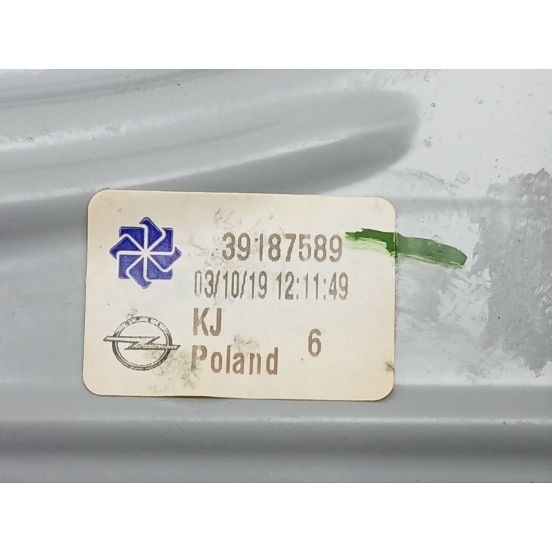 Recambio de elevalunas delantero izquierdo para opel crossland x / crossland (p17, p2qo) 1.2 (75) referencia OEM IAM 39187589  9