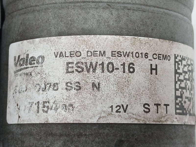 Recambio de motor arranque para opel crossland x / crossland (p17, p2qo) 1.2 (75) referencia OEM IAM 9812715480  ESW1016