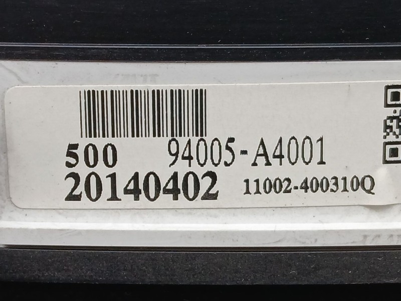 Recambio de cuadro instrumentos para kia carens iv 1.7 crdi referencia OEM IAM 94005a4001  1102400310q