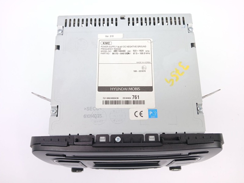 Recambio de sistema audio / cd para kia carens iv 1.7 crdi referencia OEM IAM 96170A4610CA  
