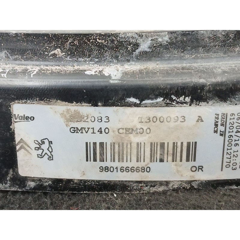 Recambio de electroventilador para peugeot 2008 i (cu_) 1.6 bluehdi 100 referencia OEM IAM 9801666680  T301719