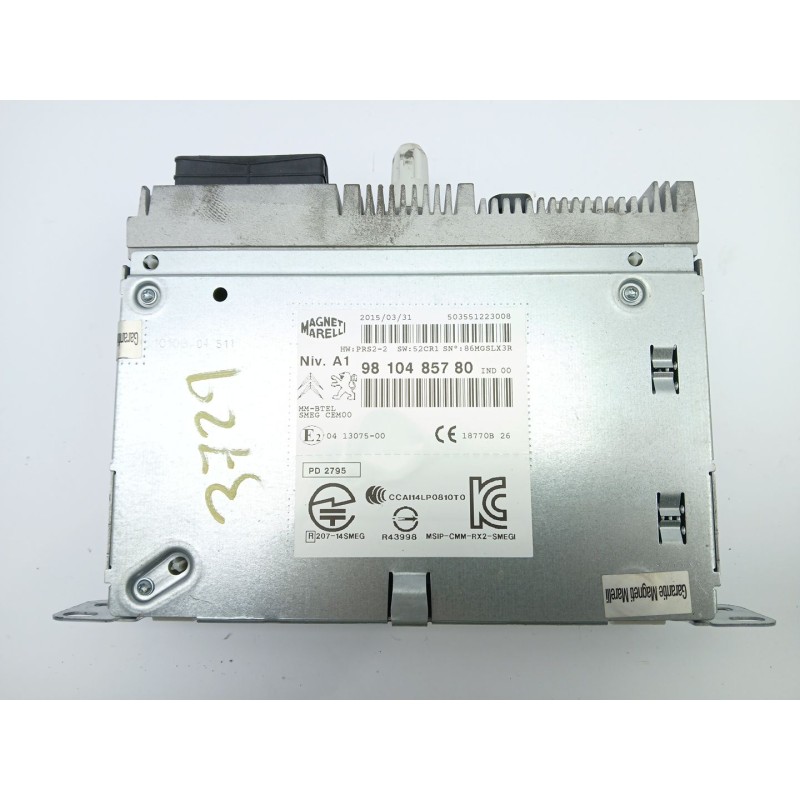 Recambio de sistema audio / cd para citroën c4 picasso ii van (dd_) e-hdi (dd9hc8, dd9hct) referencia OEM IAM 9810485780  