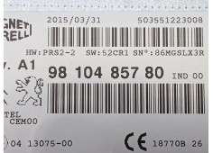 Recambio de sistema audio / cd para citroën c4 picasso ii van (dd_) e-hdi (dd9hc8, dd9hct) referencia OEM IAM 9810485780   2