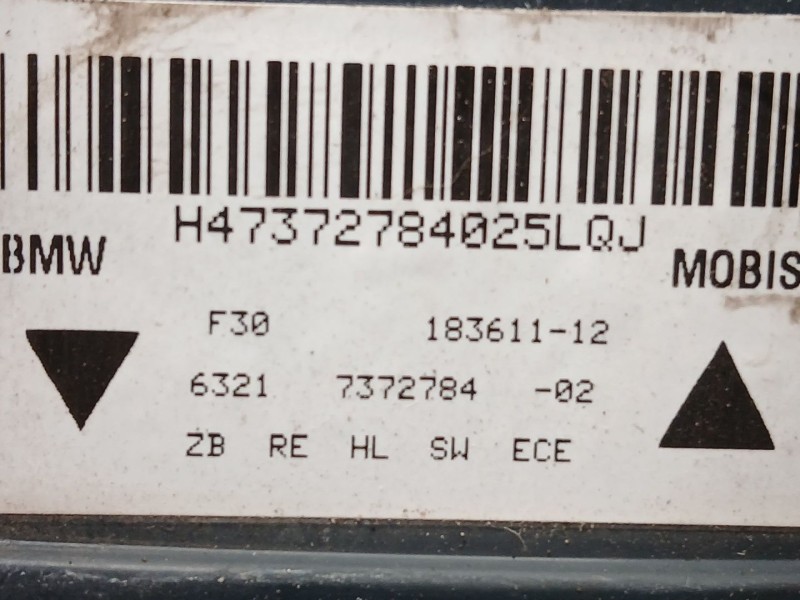 Recambio de piloto trasero derecho para bmw 3 (f30, f80) 318 d referencia OEM IAM 7372784  