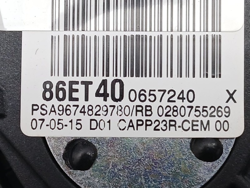Recambio de potenciometro pedal para citroën c4 grand picasso intensive referencia OEM IAM 9674829780  86ET40
