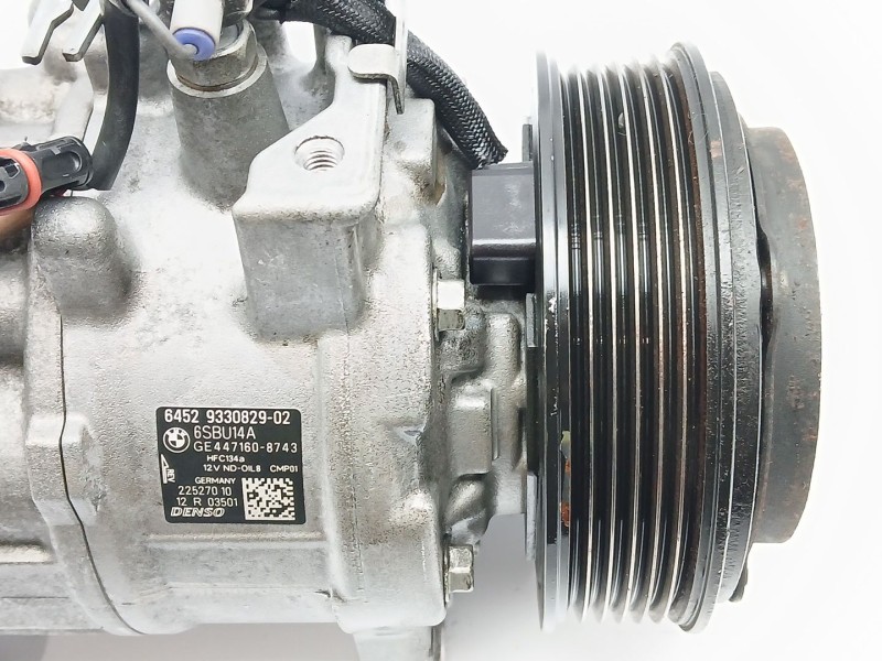 Recambio de compresor aire acondicionado para bmw 3 (f30, f80) 318 d referencia OEM IAM 6452933082902  933082902