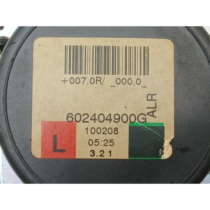 Recambio de cinturon seguridad trasero izquierdo para land rover discovery iv (l319) 2.7 td 4x4 referencia OEM IAM 602404900G  8