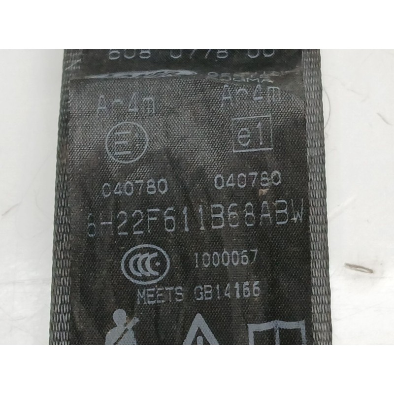 Recambio de cinturon seguridad trasero derecho para land rover discovery iv (l319) 2.7 td 4x4 referencia OEM IAM 603011500G  8H2