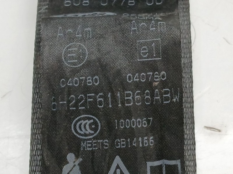 Recambio de cinturon seguridad trasero derecho para land rover discovery iv (l319) 2.7 td 4x4 referencia OEM IAM 603011500G  8H2